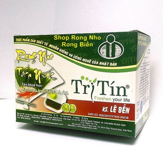Rong nho tách nước Trí Tín hộp 200g 10 gói + Nở gấp 11 lần kích thước ban đầu