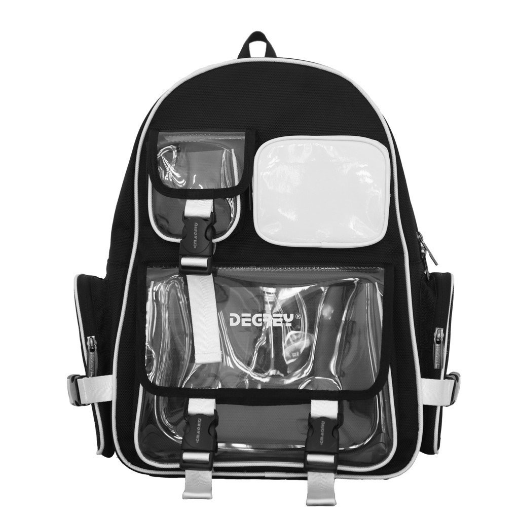 [Mã SKAMA8 giảm 8% đơn 300K] Basic Backpack Degrey Trắng - BBD Trắng