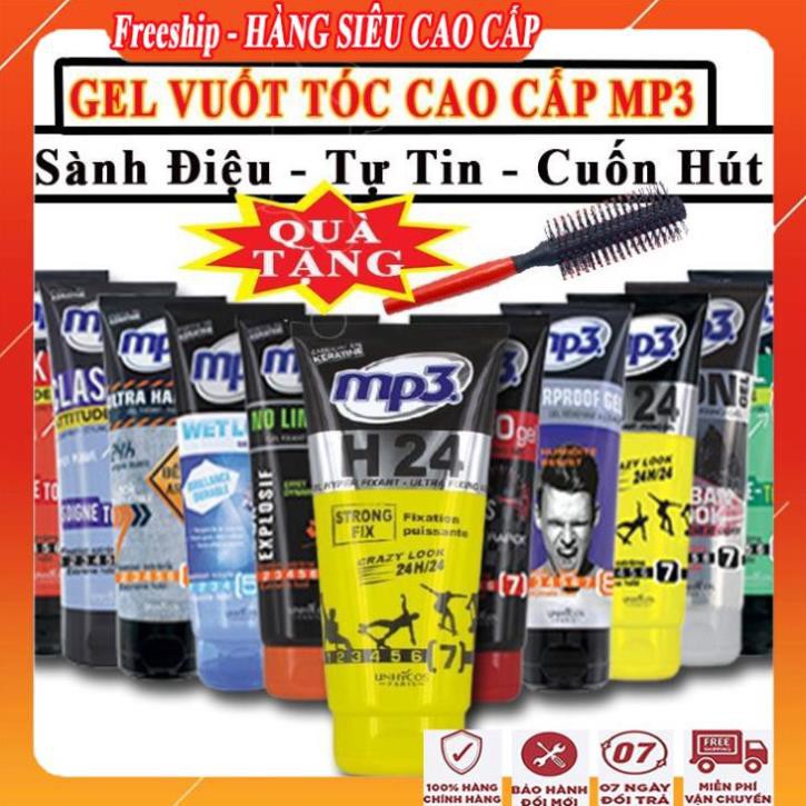 [ Cao Cấp - MUA 1 TẶNG 1 ] Gel vuốt tóc nam Mp3 cao cấp pháp/ Keo vuốt tóc nam tạo phồng, giữ nếp, không bết dính