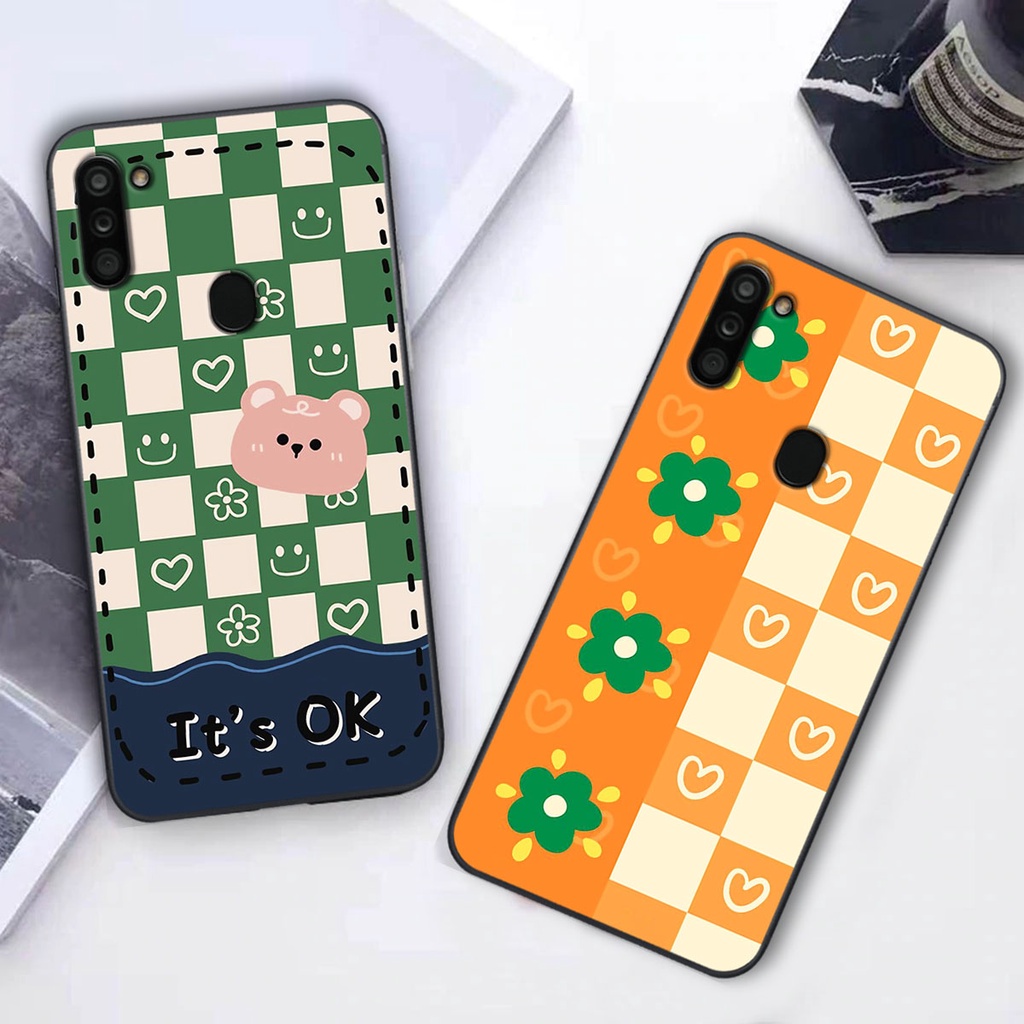 Ốp lưng Samsung A11 happy day, gấu bear dễ thương - BỀN - ĐẸP -BAO GIÁ TOÀN THỊ TRƯỜNG