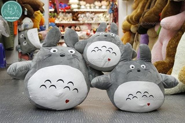 Gấu bông totoro tim mềm mịn kích thước 35cm