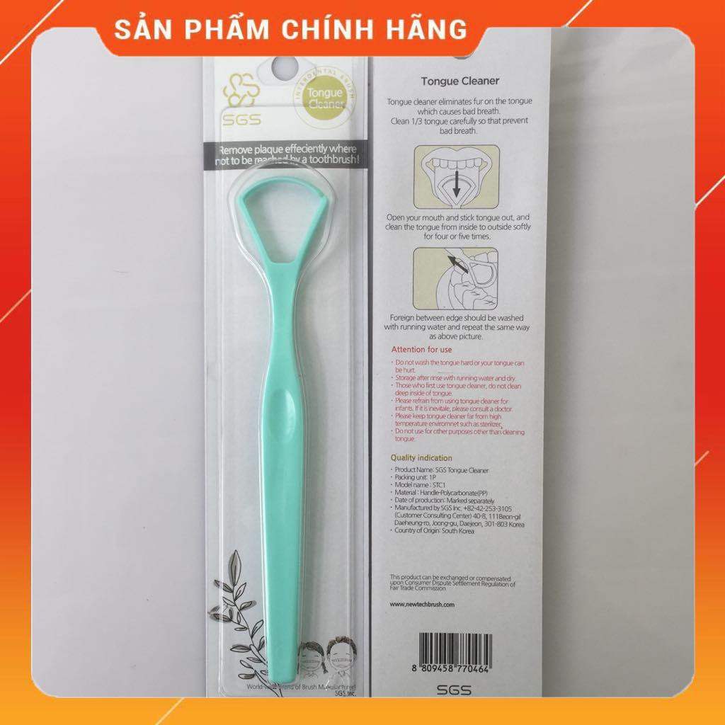 Combo 4 dụng cụ vệ sinh lưỡi SGS nhập khẩu từ Hàn Quốc