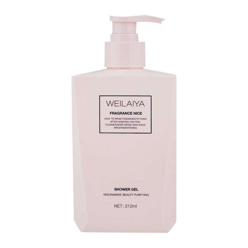 Sữa tắm trắng da Weilaiya Niacinamide Beauty Purifying Shower Gel 312ml (kèm lọ mini 60ml) | BigBuy360 - bigbuy360.vn