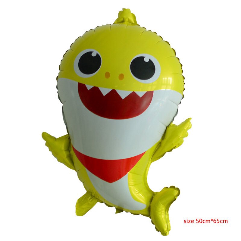 Bong Bóng Cao Su Hình Cá Mập / Cá Mập Trang Trí Tiệc Sinh Nhật Cho Bé Trai