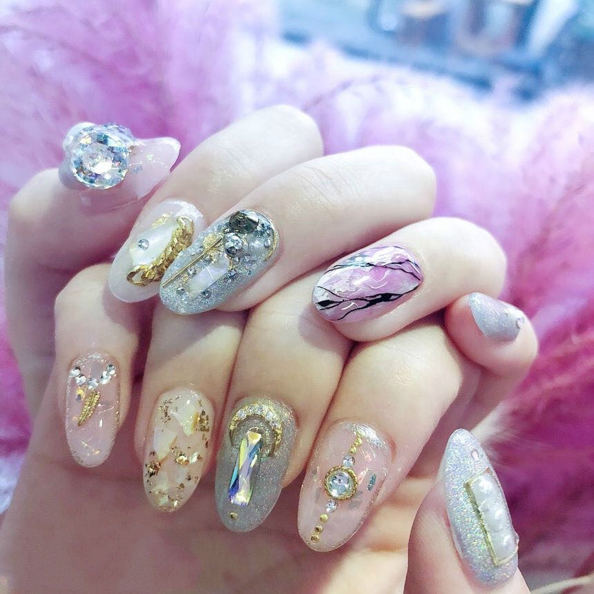 Gel đính đá nail , gel gắn đá