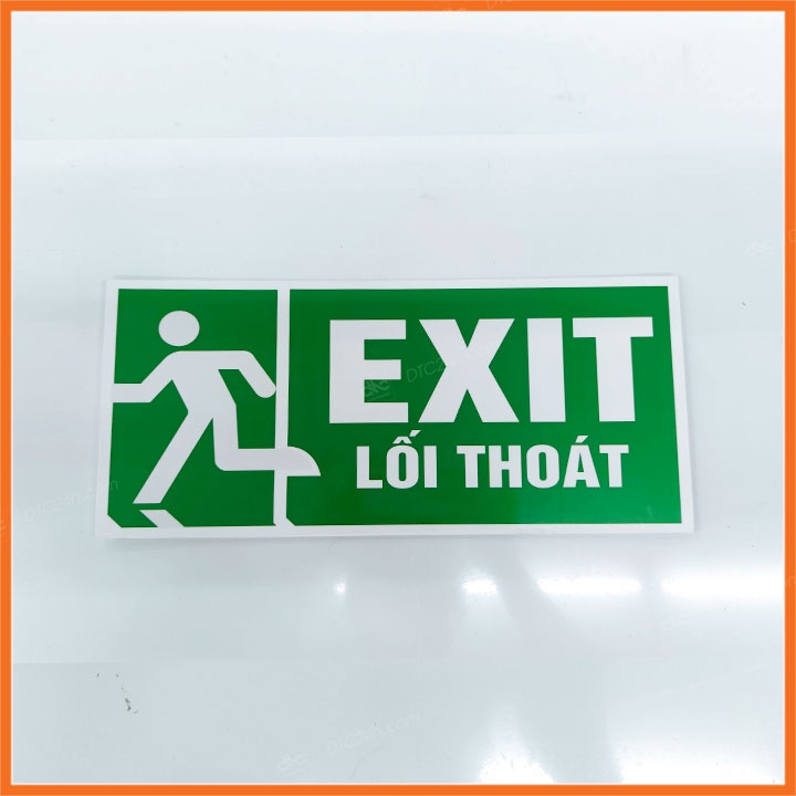 Bảng nội quy tiêu lệnh phòng cháy chữa cháy - Cấm lửa - Cấm hút thuốc - Exit
