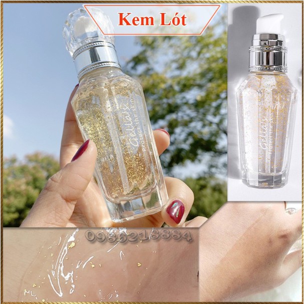 Kem Lót Dưỡng Ẩm Kiềm Dầu Gella's Hạt Vàng Moisten Gold Foil Make Up Base MGB1