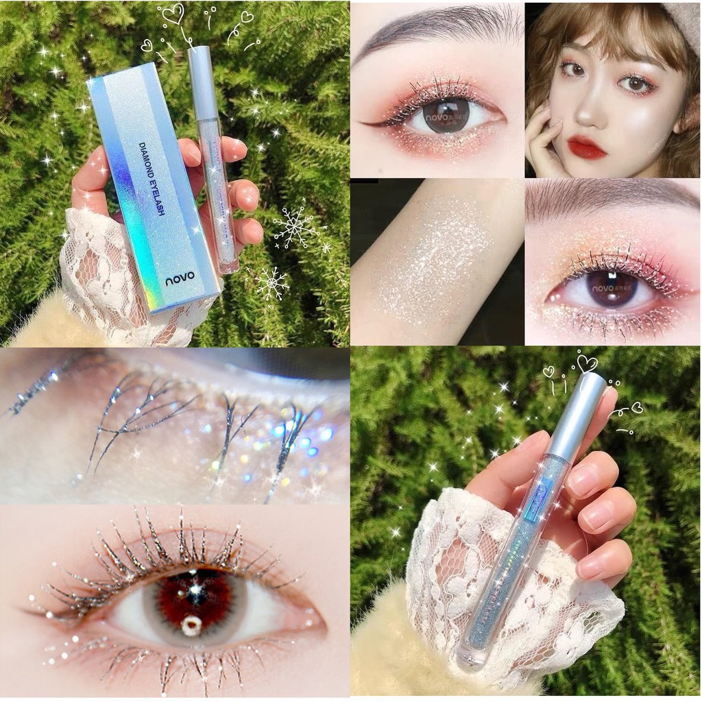 Mascara chuốt mi nhũ kim tuyến Novo hot trend cho đôi mắt long lanh thu hút ZENTO | BigBuy360 - bigbuy360.vn