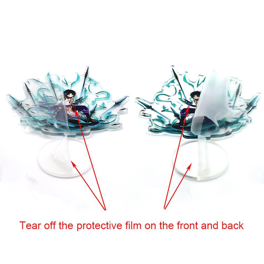 RAINBOW Bảng Hiệu Hoạt Hình Bằng Acrylic Trang Trí Bàn Làm Việc