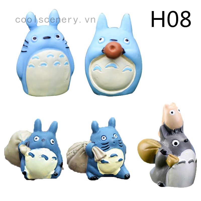 Tượng Mô Hình Totoro Mini Trang Trí Tiểu Cảnh