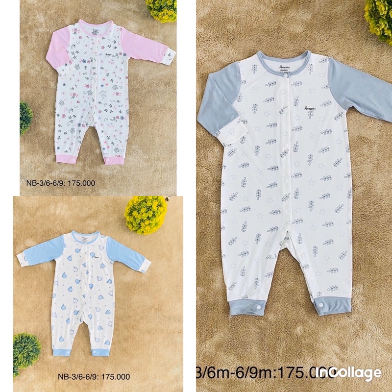 Bộ Body dài tay Avaler sợi tre đủ mẫu