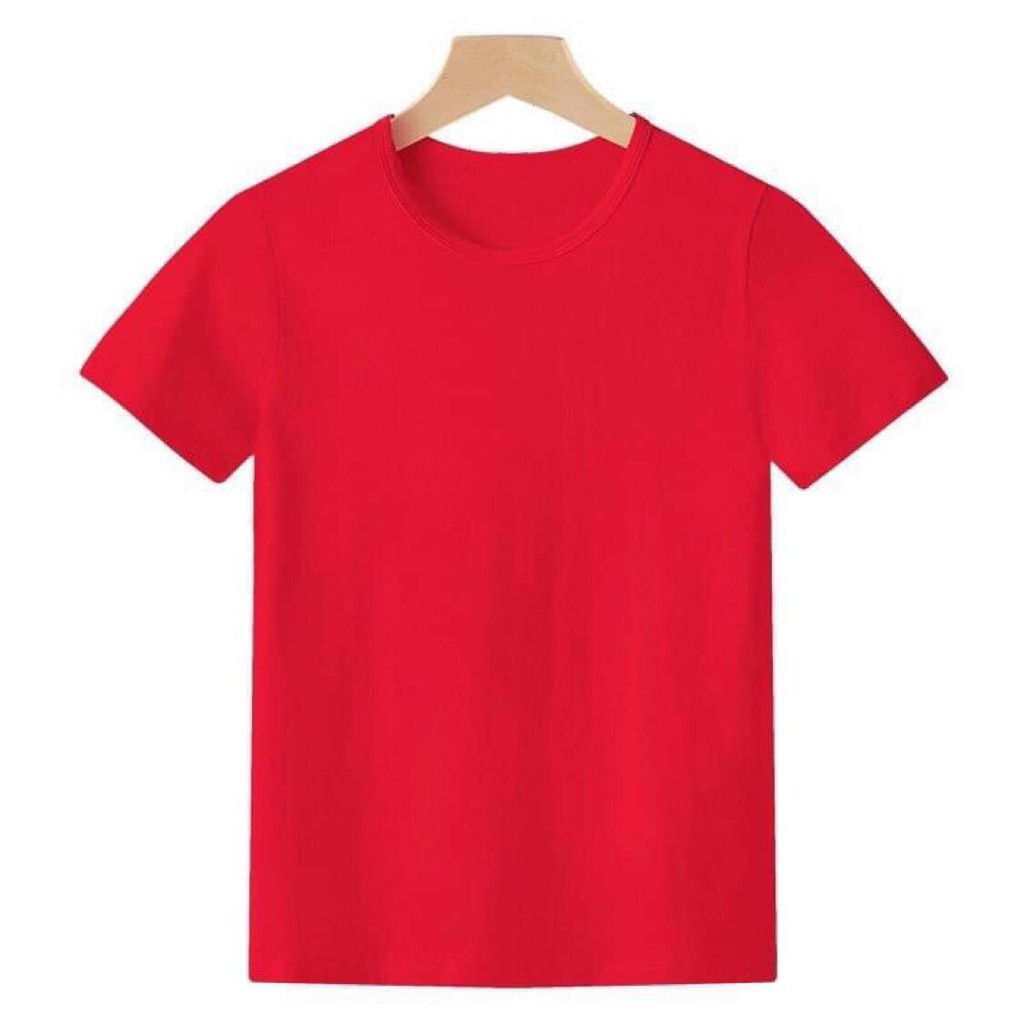 Áo thun trẻ em trơn cotton 10 màu TiLot. Áo trẻ em bé trai bé gái cotton trơn thoáng mát.