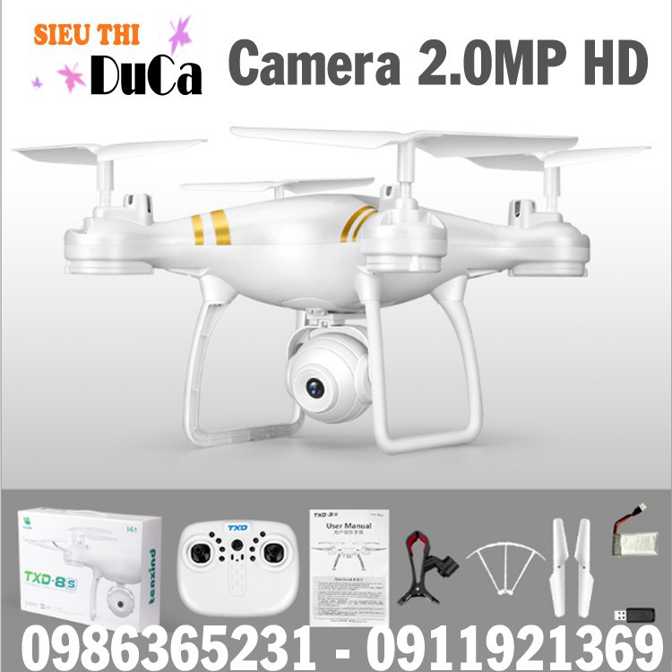 Flycam TXD-8S Plus Pin 2000mAh Bay 17-20p - Shop Đồ Chơi Điều Khiển