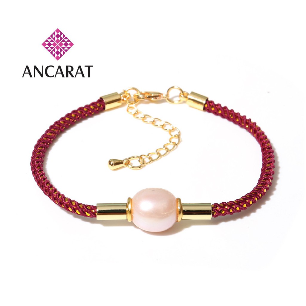 Vòng tay charm ngọc bọc bạc cao cấp phong thủy - May mắn - Bình an - Ancarat