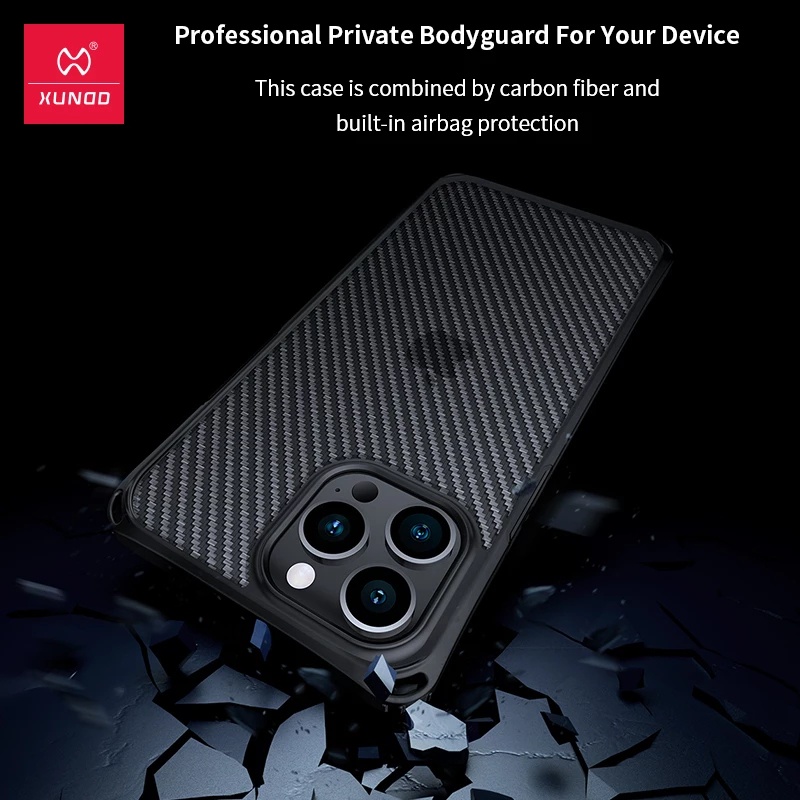 Ốp lưng Xundd Carbon các dòng iphone 13 pro max / 13 pro / 13 / 12 pro max / 12 pro / 12 / 11 pro max / 11 pro / 11