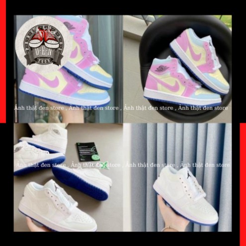 Giày Jordan đổi màu✅sập giá✅ UV cổ cao cổ thấp cực hot, Giày sneaker JD1 đổi màu khi ra nắng nam nữ mới nhấ