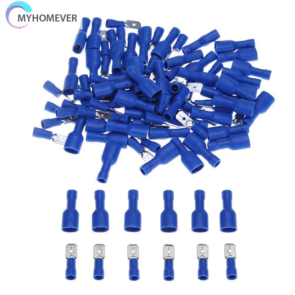 myhomever FDFD2-250 16-14AWG Male/Female Kit Insulated Spade Wire Connector Terminal