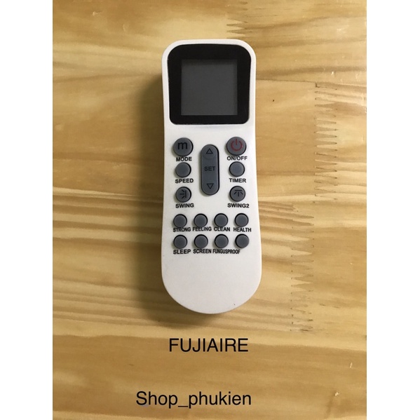 Remote máy lạnh Fujiaire - Điều khiển điều hoà Fujiaire (mẫu 2)