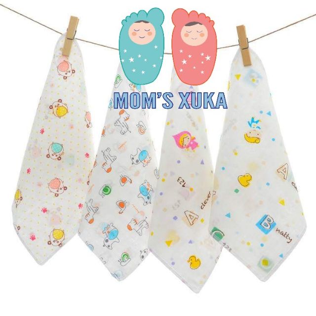 Khăn sữa xô 4 lớp