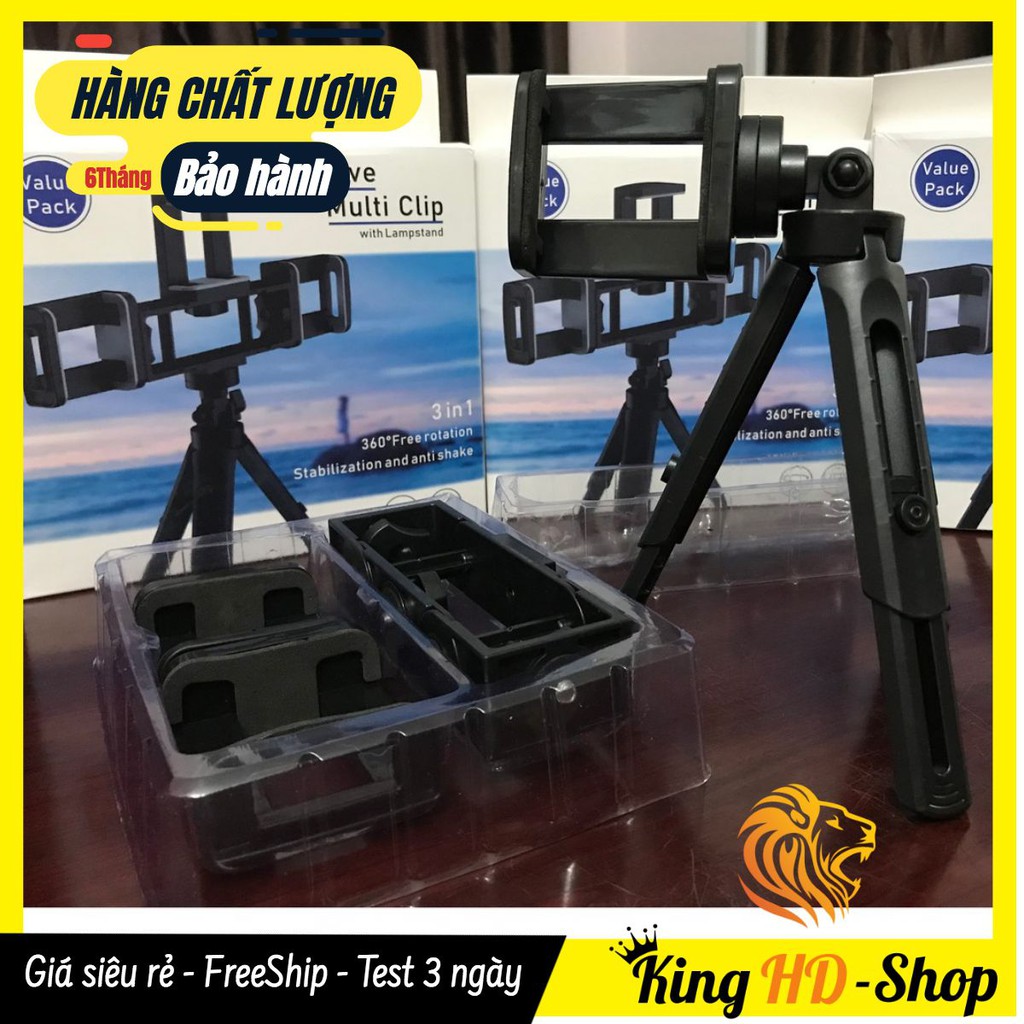 [HÀNG LOẠI 1] Gậy Tripod Mini MT01 Thế Hệ Mới, 3 Kẹp  Điện Thoại - FREESHIP | BigBuy360 - bigbuy360.vn