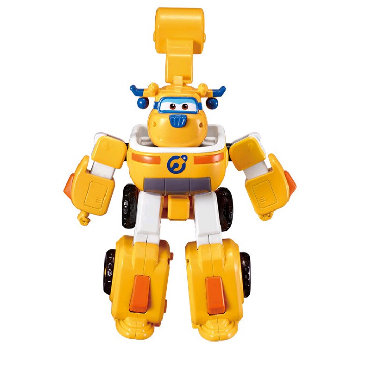 Super wings đồ chơi đội bay siêu đẳng nhân vật Donnie máy bay mini và robot cỡ nhỏ