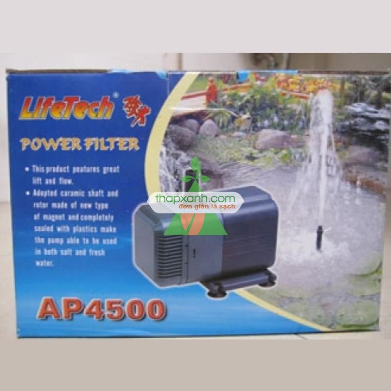 Máy bơm bể cá LifeTech AP4500, thủy canh Aquaponics tự động