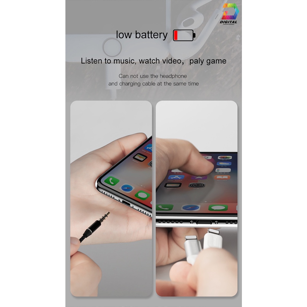 Jack Baseus L46 Chia Cổng Sạc 1 Ra 2 Có Hỗ Trợ Đàm Thoại Chính Hãng