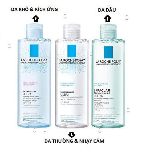 Nước tẩy trang La Roche Posay Dành cho da dầu và da nhạy cảm 400ml | BigBuy360 - bigbuy360.vn