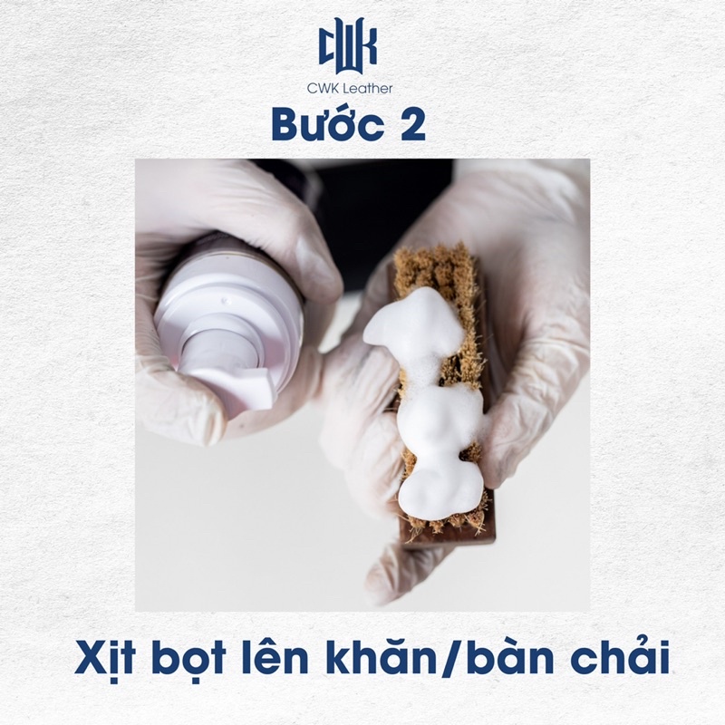 Bộ vệ sinh làm sạch, khử mùi, khử mốc đồ da, túi xách, giày, ví, áo da, ghế sofa