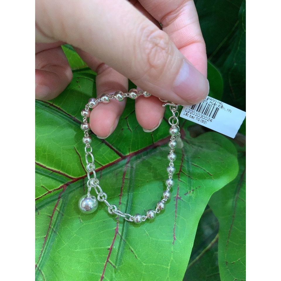 Lắc tay bi trẻ em bạc ta cao cấp sáng sáng bóng phong cách Kute LB01 Bảo Tín Mạnh Hải | BigBuy360 - bigbuy360.vn