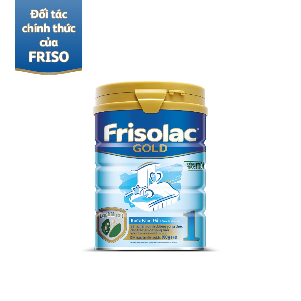 (HOÀN 10%) Sữa bột Frisolac số 1,900g date 2022