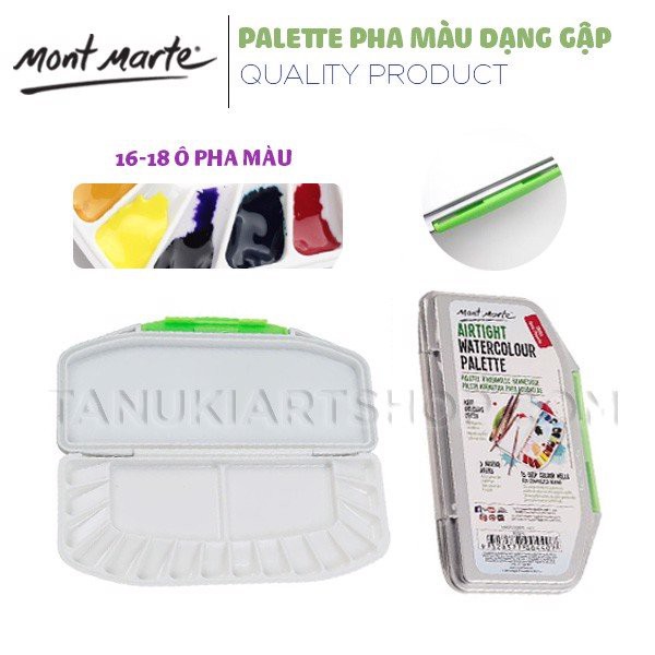 Palette pha màu dạng gập Mont Marte