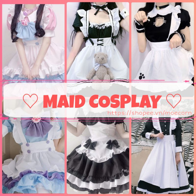 [ORDER-Nhiều Mẫu] Trang Phục Hầu Gái Maid Cosplay | WebRaoVat - webraovat.net.vn