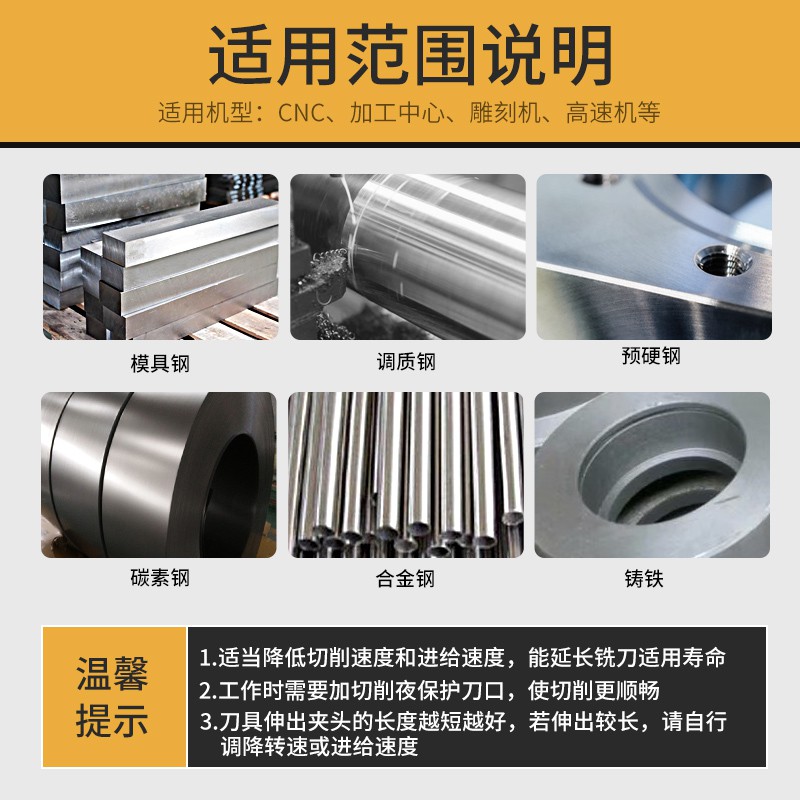 Mũi Phay Cắt Cnc 4 Lưỡi Thép Không Gỉ Cứng 55 Độ Chuyên Dụng