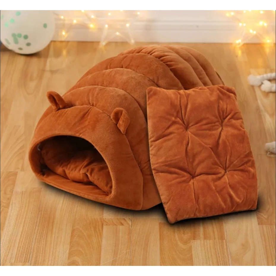 Nhà lồng cho chó mèo kiểu con sâu size 10kg