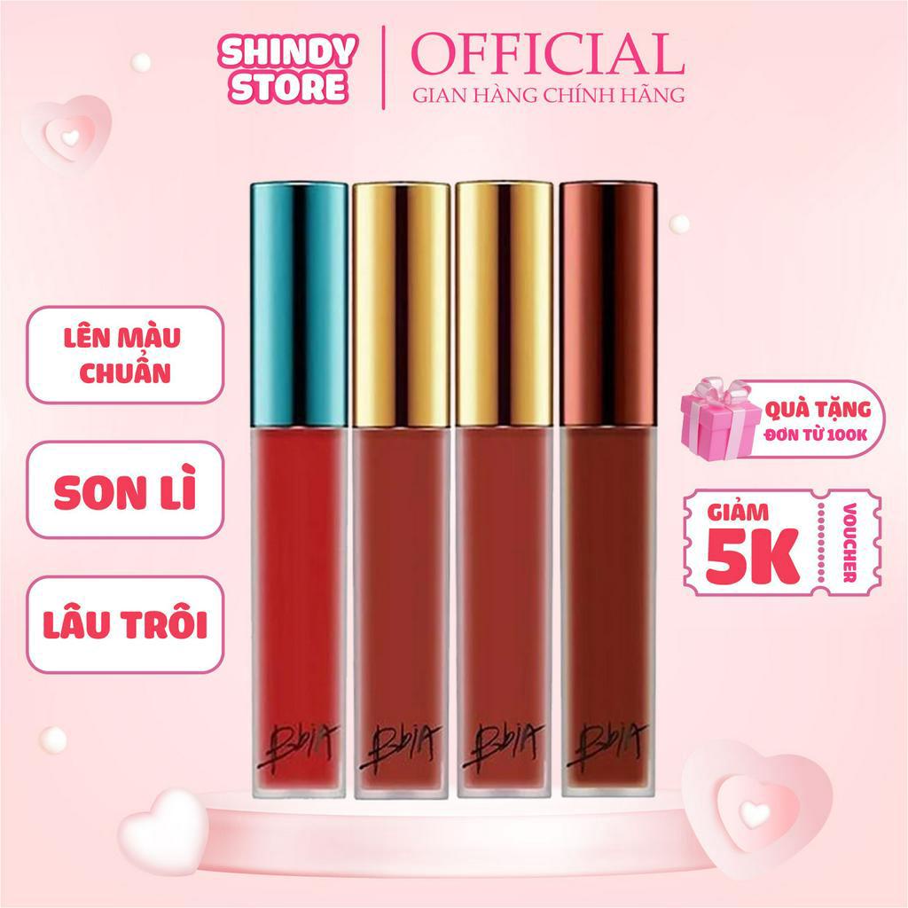 ( Chính Hãng) Son kem lì Bbia lâu trôi chính hãng Hàn Quốc Last Velvet Lip Tint