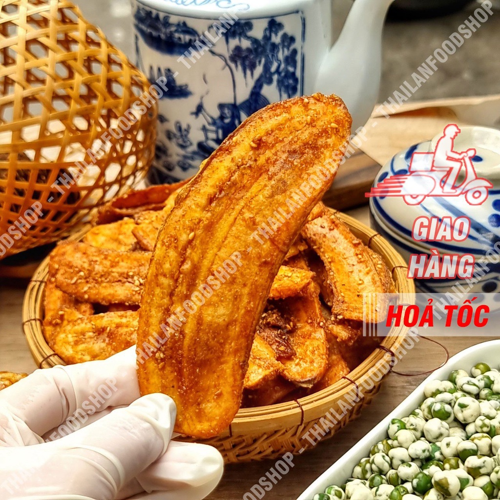 Chuối Sấy Mè Gừng Túi 500Gram