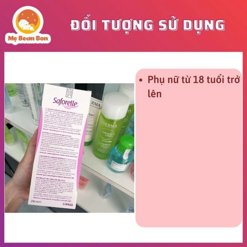 Dung dịch vệ sinh phụ nữ Saforelle Soin Lavant Doux (250ml), Pháp