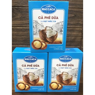 <CÓ ĐƯỜNG> Cafe dừa với hạt Mắc ca/ MACCACA