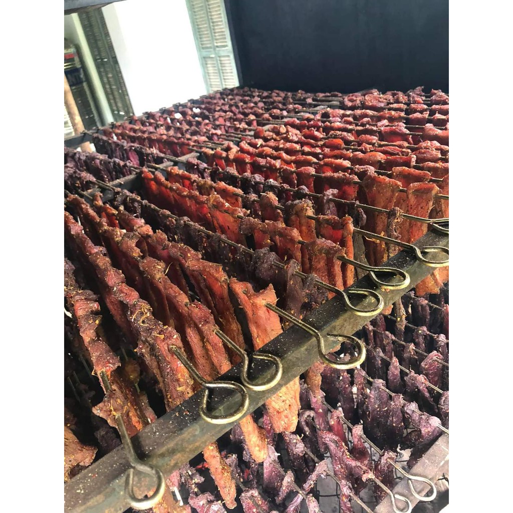 Thịt lợn gác bếp Tây Bắc thơm lừng mắc khén (Ăn thử 200g) khô heo sấy hàng thơm ngon | BigBuy360 - bigbuy360.vn