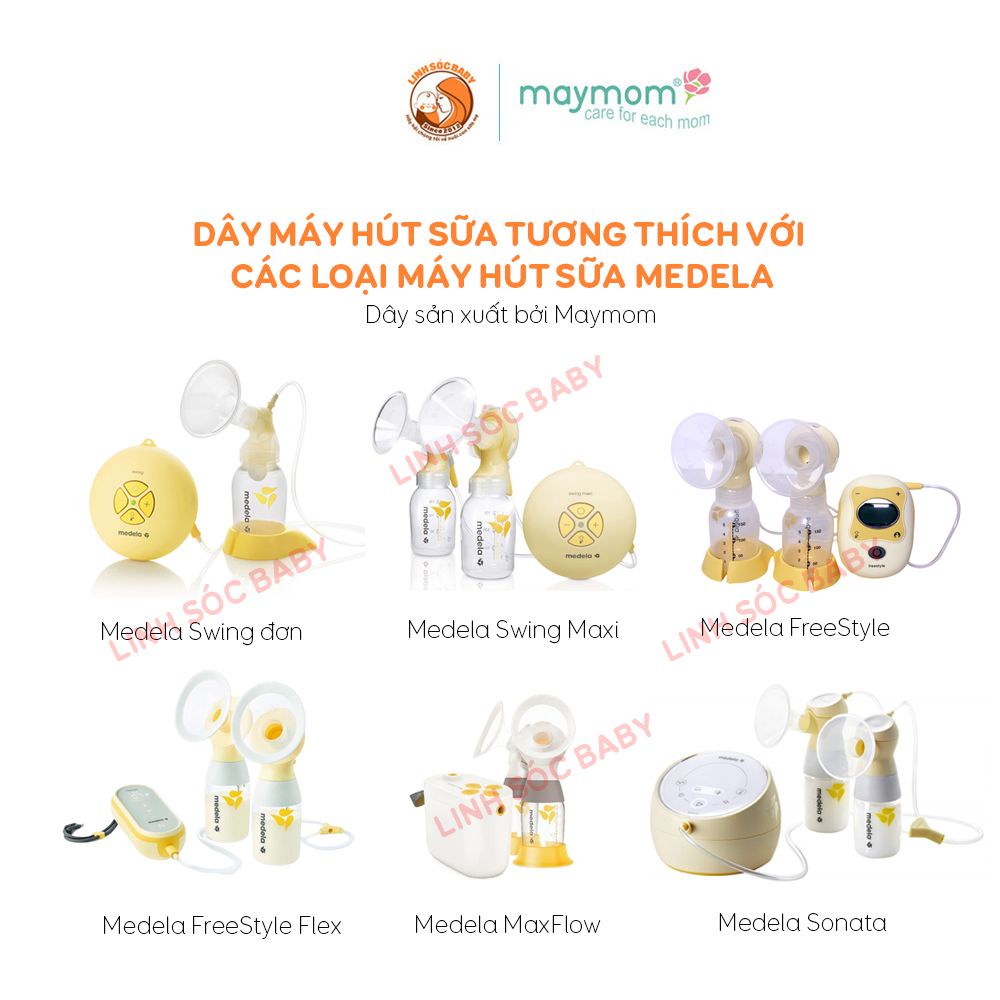 Dây Máy hút sữa Medela Sonata,MaxFlow,FreeStyle,FreeStyle Flex,Swing,Swing Maxi chính hãng do Medela/Maymom sản xuất