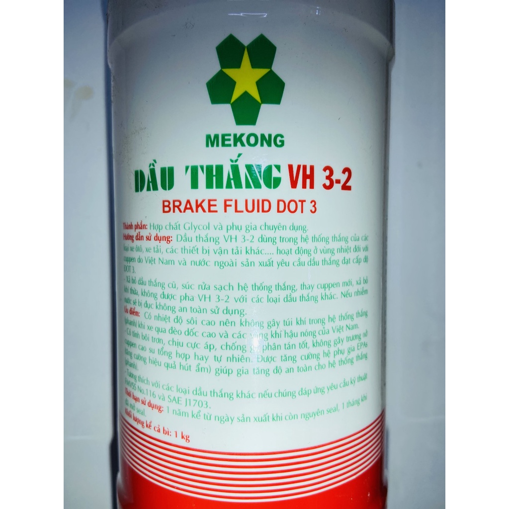 Dầu phanh, Dầu thắng Mekong VH 3-2 gia tăng độ an toàn cho hệ thống phanh  - CS0000024