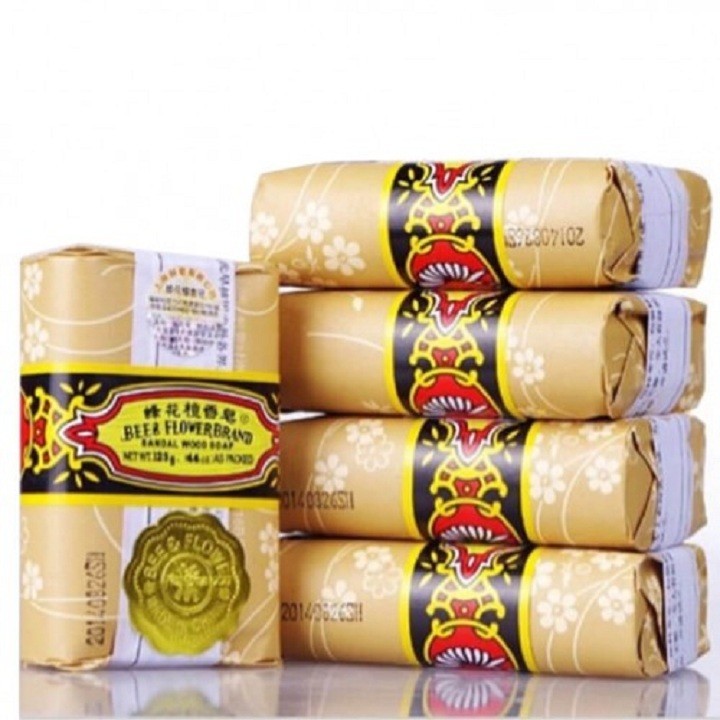 Lốc 4 Xà Bông Trầm Con Ong Bee Flower Brand - BX2385