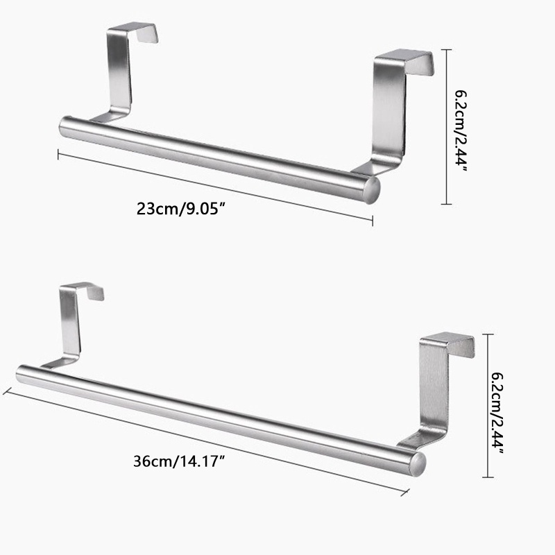 Bộ 2 Giá Đỡ Treo Khăn Tắm Một Lớp Chống Gỉ Sét Tiện Dụng