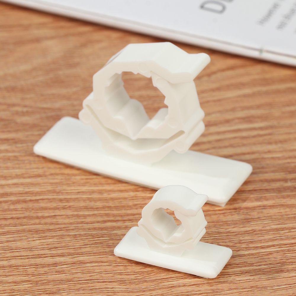 WTTLE Bộ 4 Kẹp Cố Định Dây Cáp Tự Dính Tiện Dụng