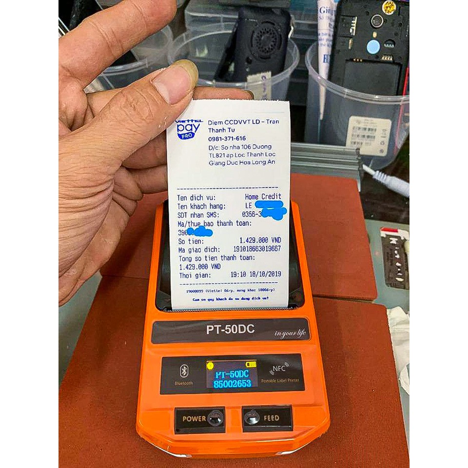 Máy in nhiệt PT-50DC