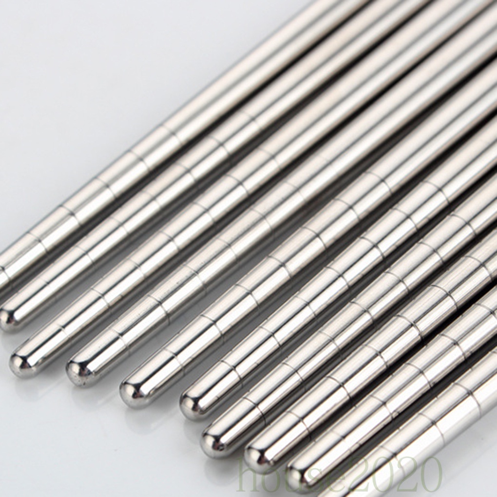 Set 5 Đôi Đũa Inox Chống Trượt Chống Trượt Phong Cách Trung Hoa 2020