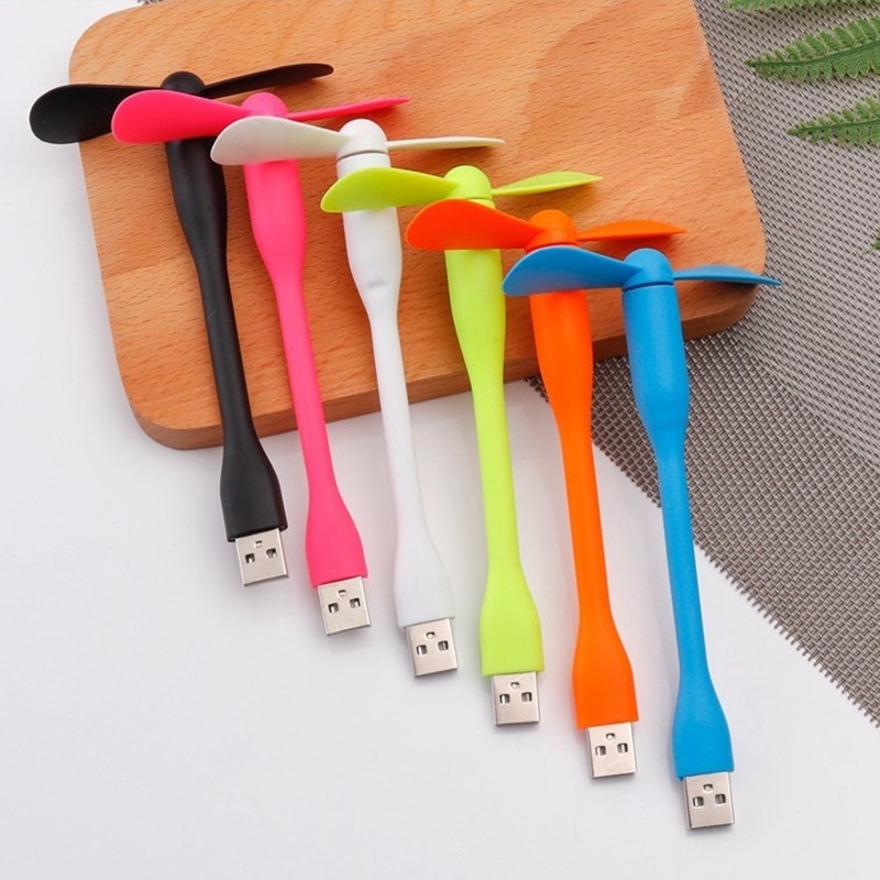 1 Quạt USB Mini Có Thể Uốn Cong Linh Hoạt Tiện Dụng Cho Laptop PC AC