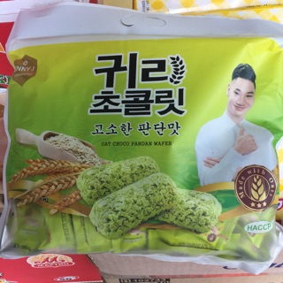 Bánh yến mạch vị Lá Dứa Hàn Quốc nhập khẩu 380gr