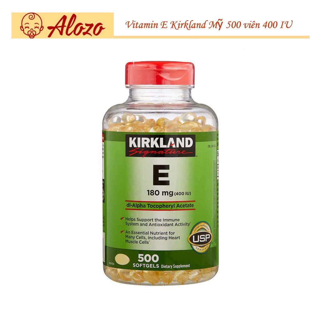 Viên uống Vitamin E Kidland Mỹ 500 viên